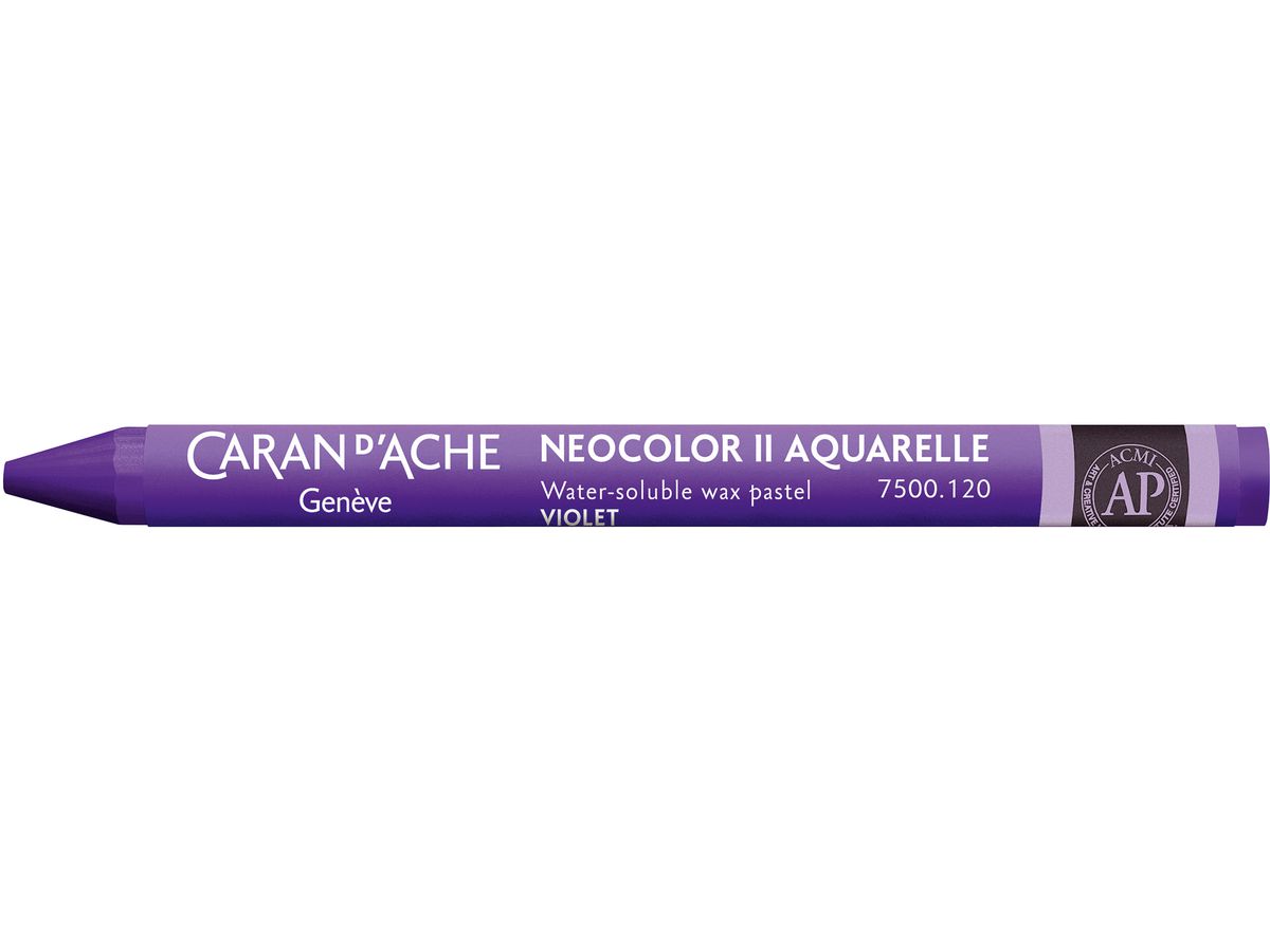 CARAN D'ACHE Crayons de cire Neocolor II 7500.120 violet (7610186271960)