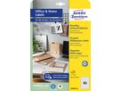 AVERY ZWECKFORM Etichette 21.2x38mm LR3666-10 bianco, perm. 10 fogli/65 pz. (4004182336663)
