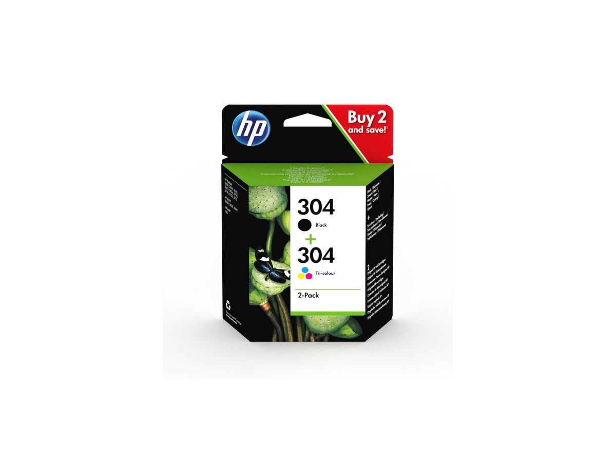HP Combopack 304 BK/color 3JB05AE DeskJet 2620 120/100 pagine (0192545191432)
