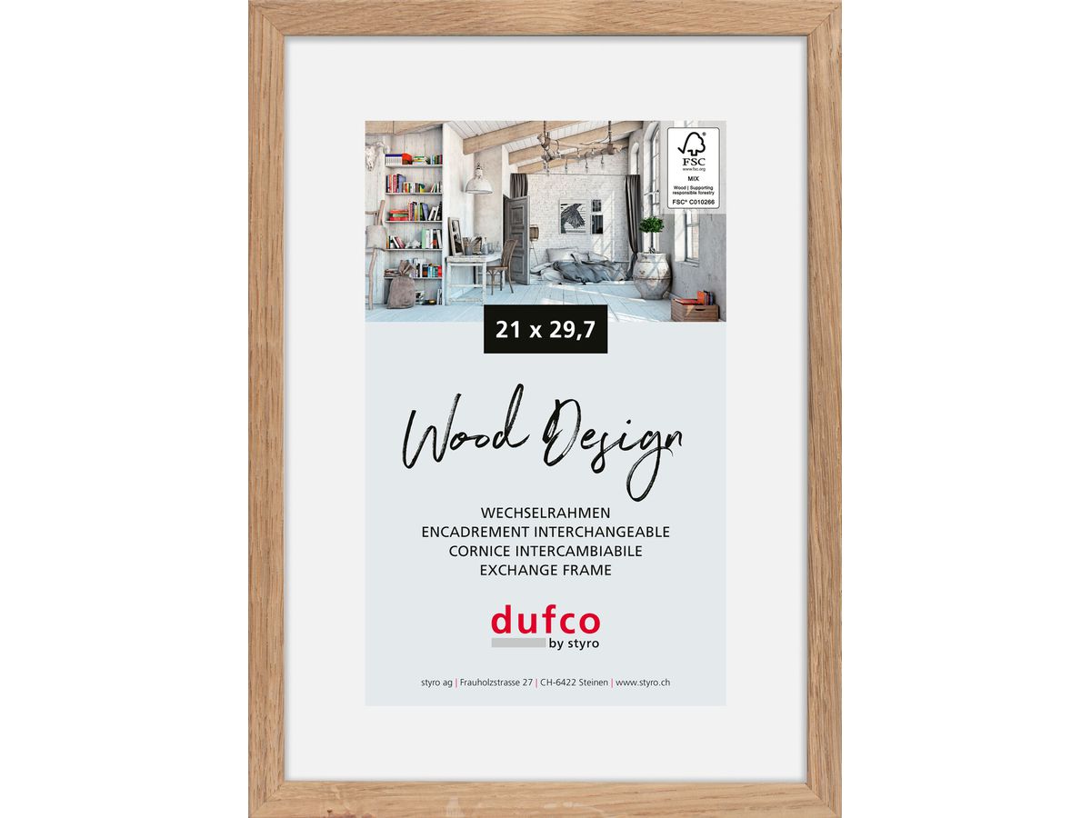 DUFCO Bilderrahmen Hay 21x29.7cm 1610.81114 Eiche hell (7612176094771)