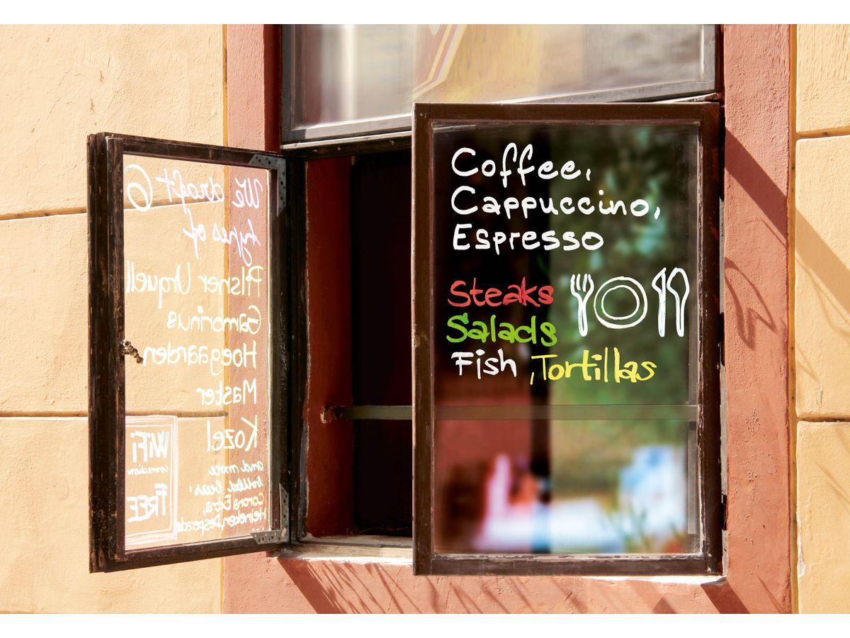 EDDING Windowmarker 4090 4-15mm 4090-E5 5 Farben ass. (4004764963669)