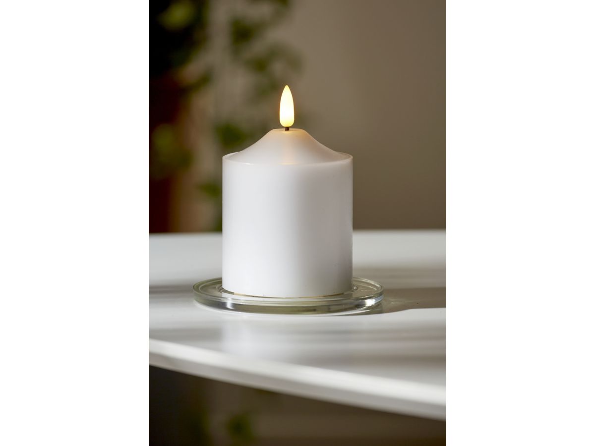 STAR TRADING Bougie LED Flamme 12cm 12.064-07 blanc (7391482041203)