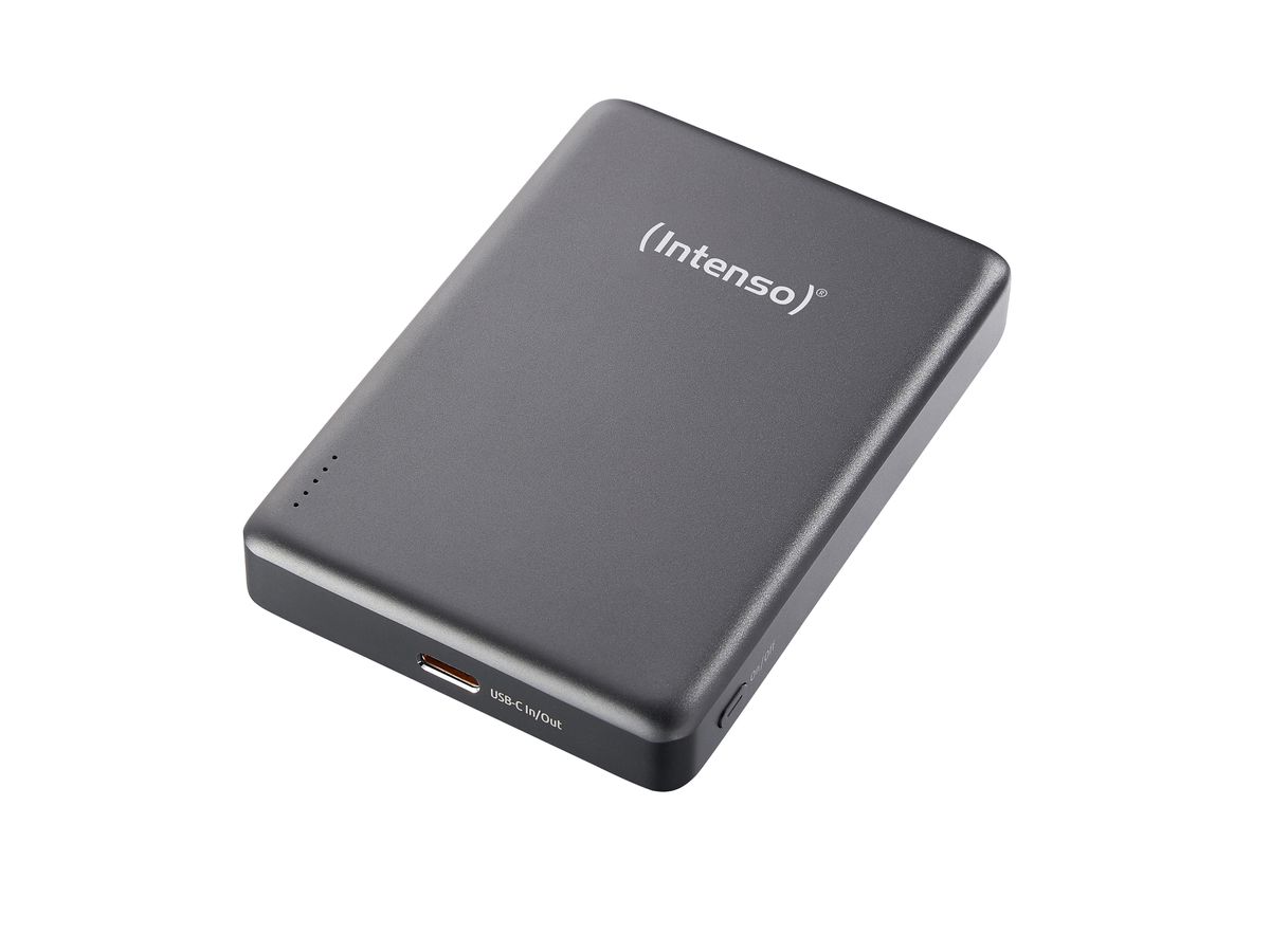 INTENSO Powerbank MW10000 10000 mAh 7344034 Magnetic Wireless grey (4034303036271)