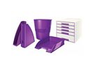 LEITZ Boîte de classement WOW A4 52771062 violet (4002432104390)