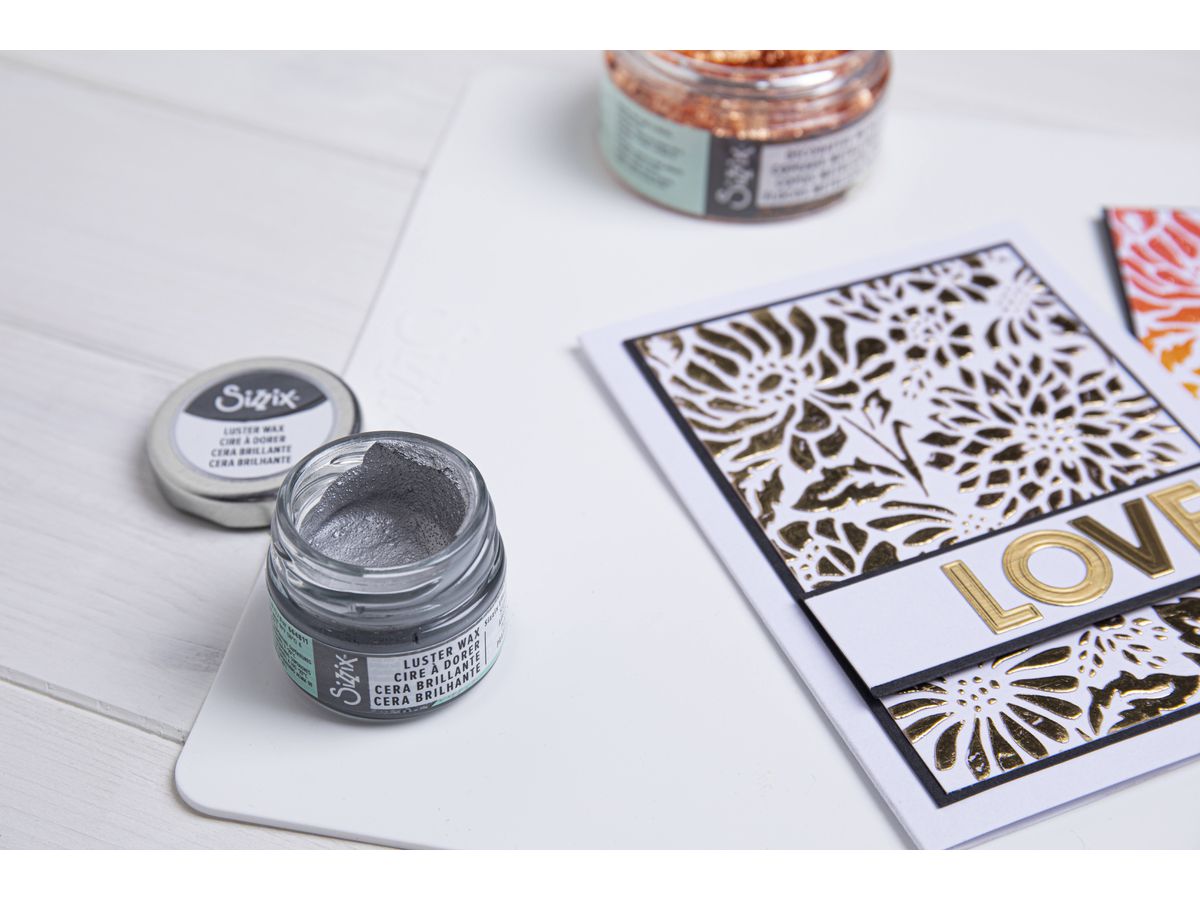 SIZZIX Glanzwachs 664811 Silber 20ml (0630454265122)