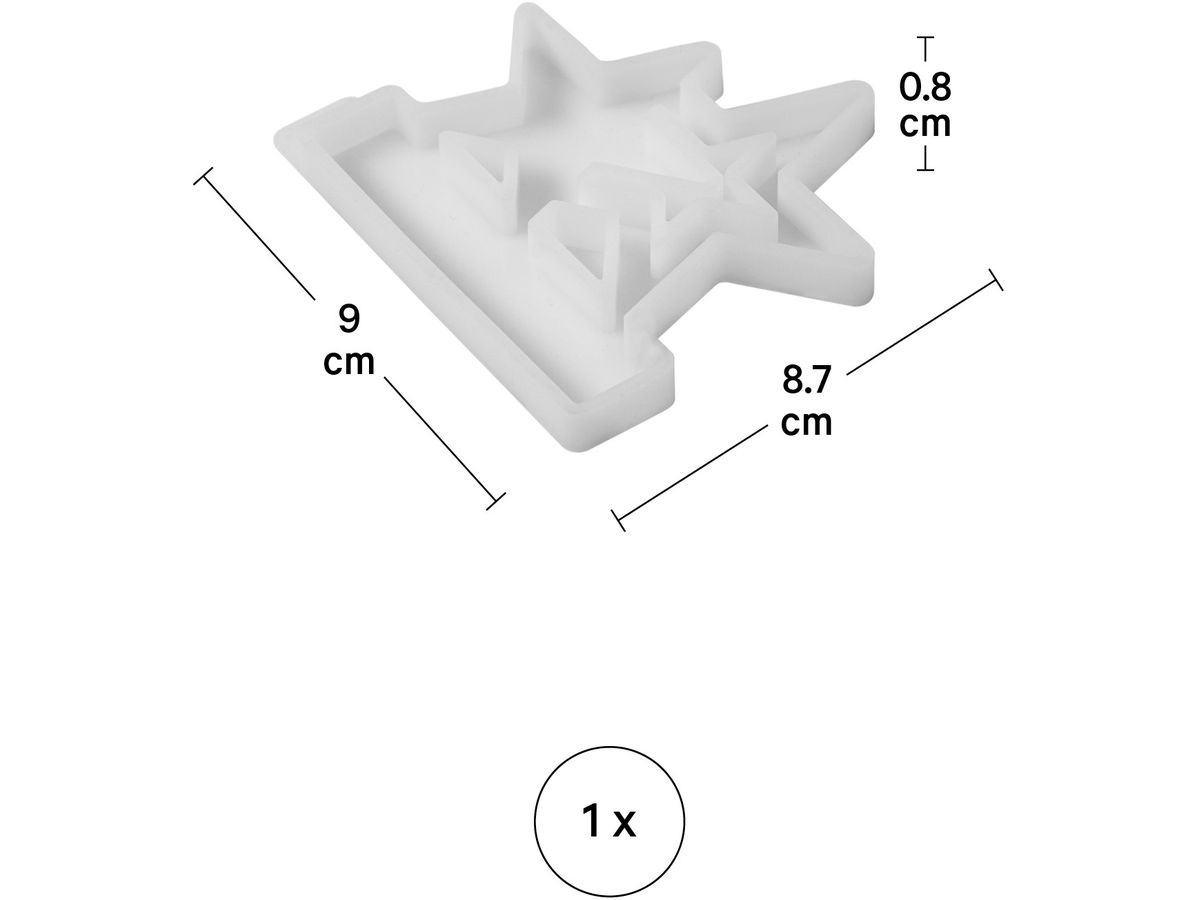 I AM CREATIVE Moule en silicone 1704.34 étoiles (7611983250622)