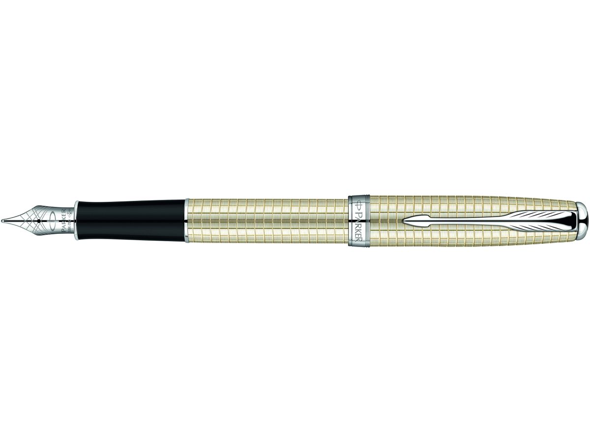 PARKER Füllfederhalter F S0912490 SONNET cisele silver (3501170912492)