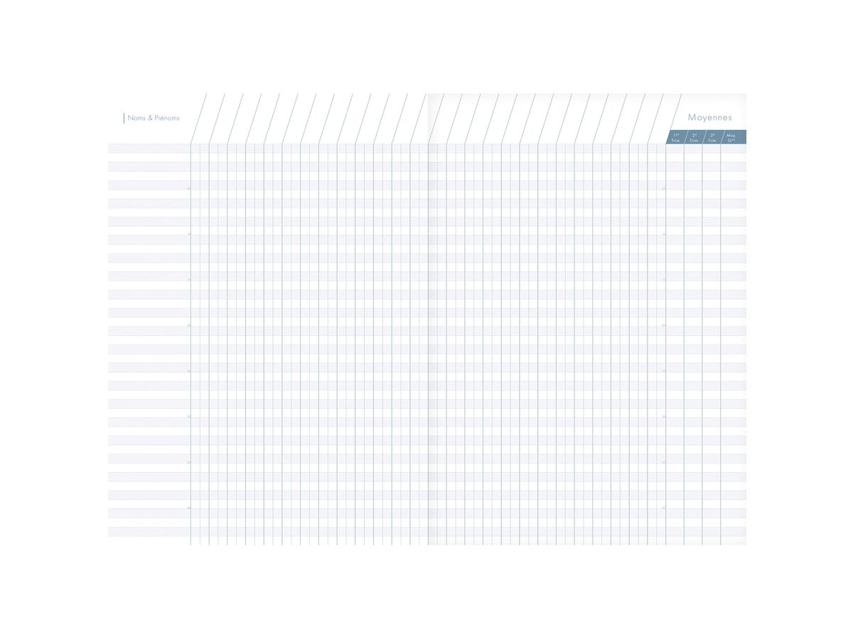 CLAIREFONTAINE Agenda prof CLF neutre 25/26 3069C 72 feuille ass. FR 21x29.7cm (3329680306903)