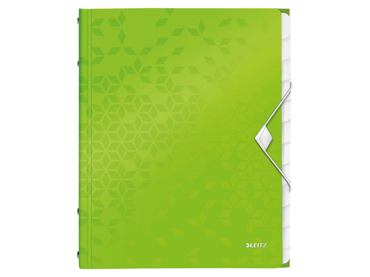 LEITZ Dossier archivio WOW PP A4 46340054 verde 12 scomp. (4002432123438)