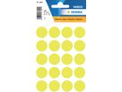 HERMA Etichette rontondo 19mm 1884 giallo 100 pezzi (4008705018845)