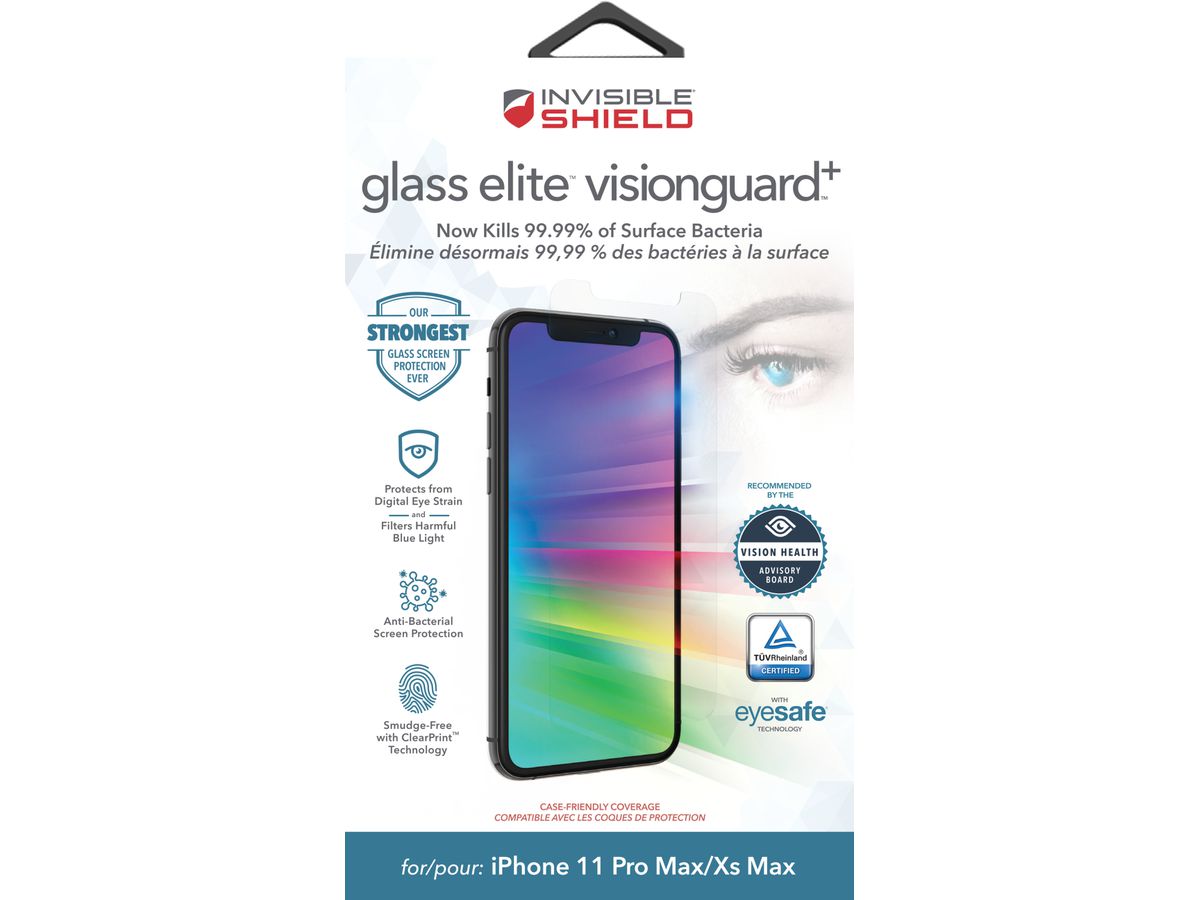 INVISIBLE SHIELD Glass Elite VisionGuard+ 200103882 XS Max/11 Pro Max Screen (0840056102491)