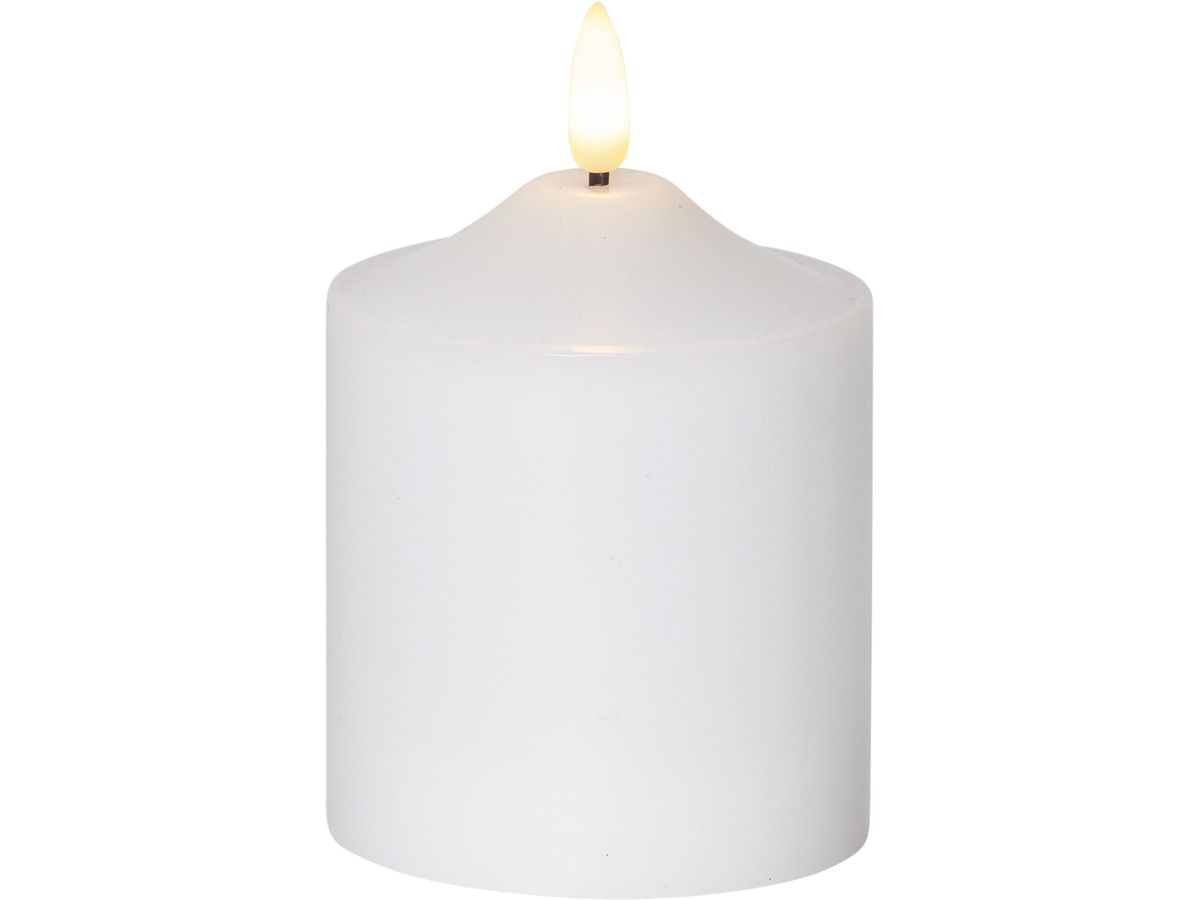 STAR TRADING Bougie LED Flamme 12cm 12.064-07 blanc (7391482041203)