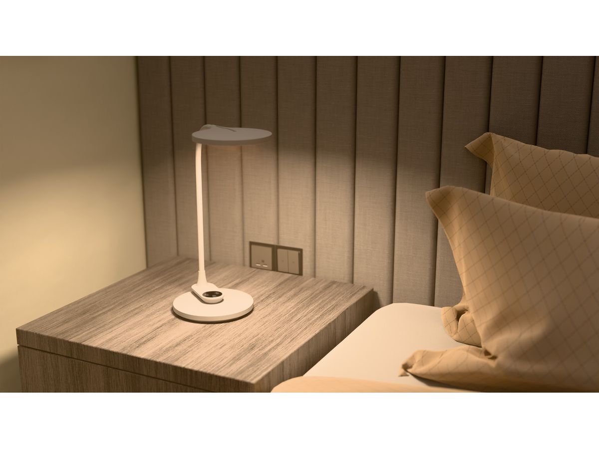 HANSA Lampe de table Horizon 41-5011.126 blanc (7612176093897)