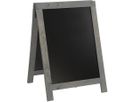SECURIT Gehwegtafel m. Holzrahmen SBD-NG-85 Vintage grey 85x55x4.5cm (8719075287736)