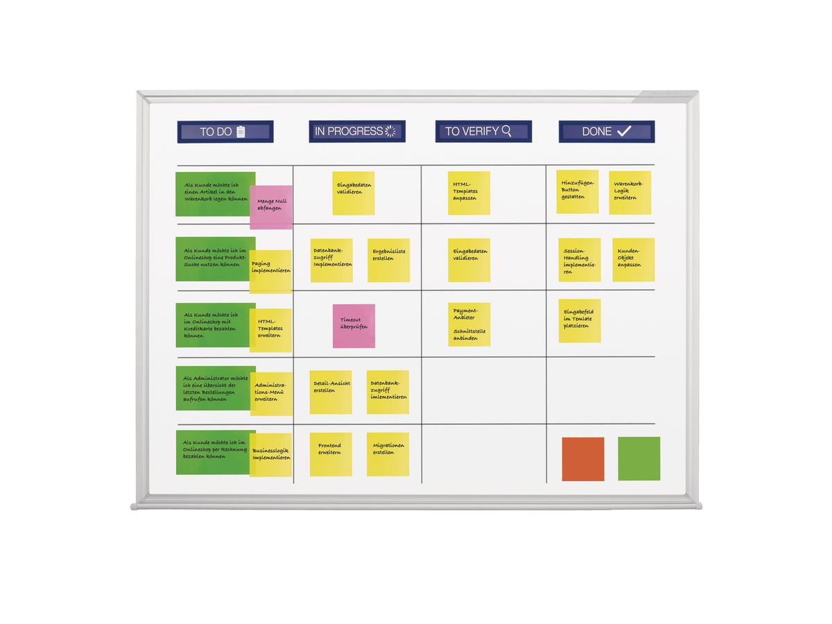 MAGNETOPLAN SCRUM Board 1200x900mm 1240498 Standard acc. incl. (4013695059211)