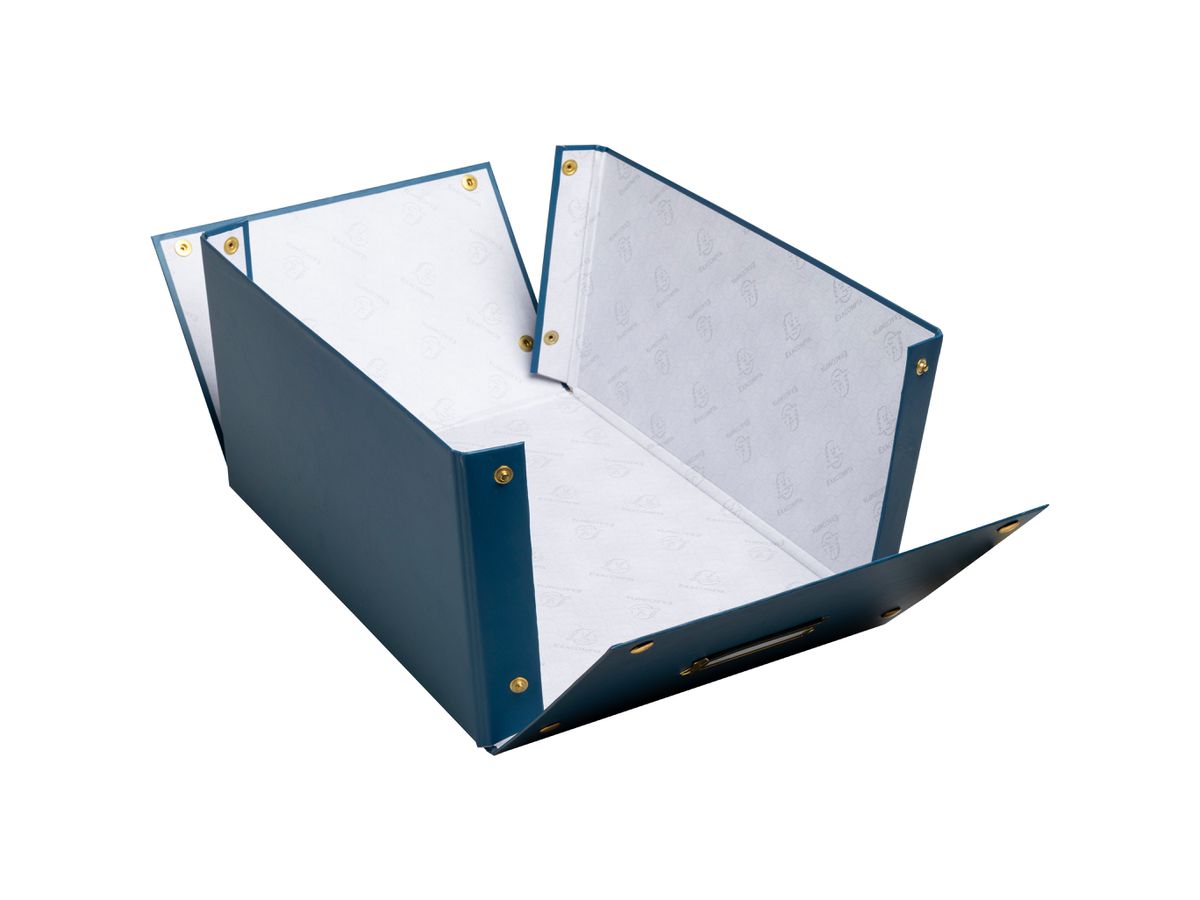 EXACOMPTA Boîte de rangement Neo Deco 62352E bleu, A4+ 27x36x19cm (3130630623526)