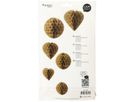 I AM CREATIVE Paperballs,Herz u. Rund,gold 6010.959 6 Stück (7611983208104)