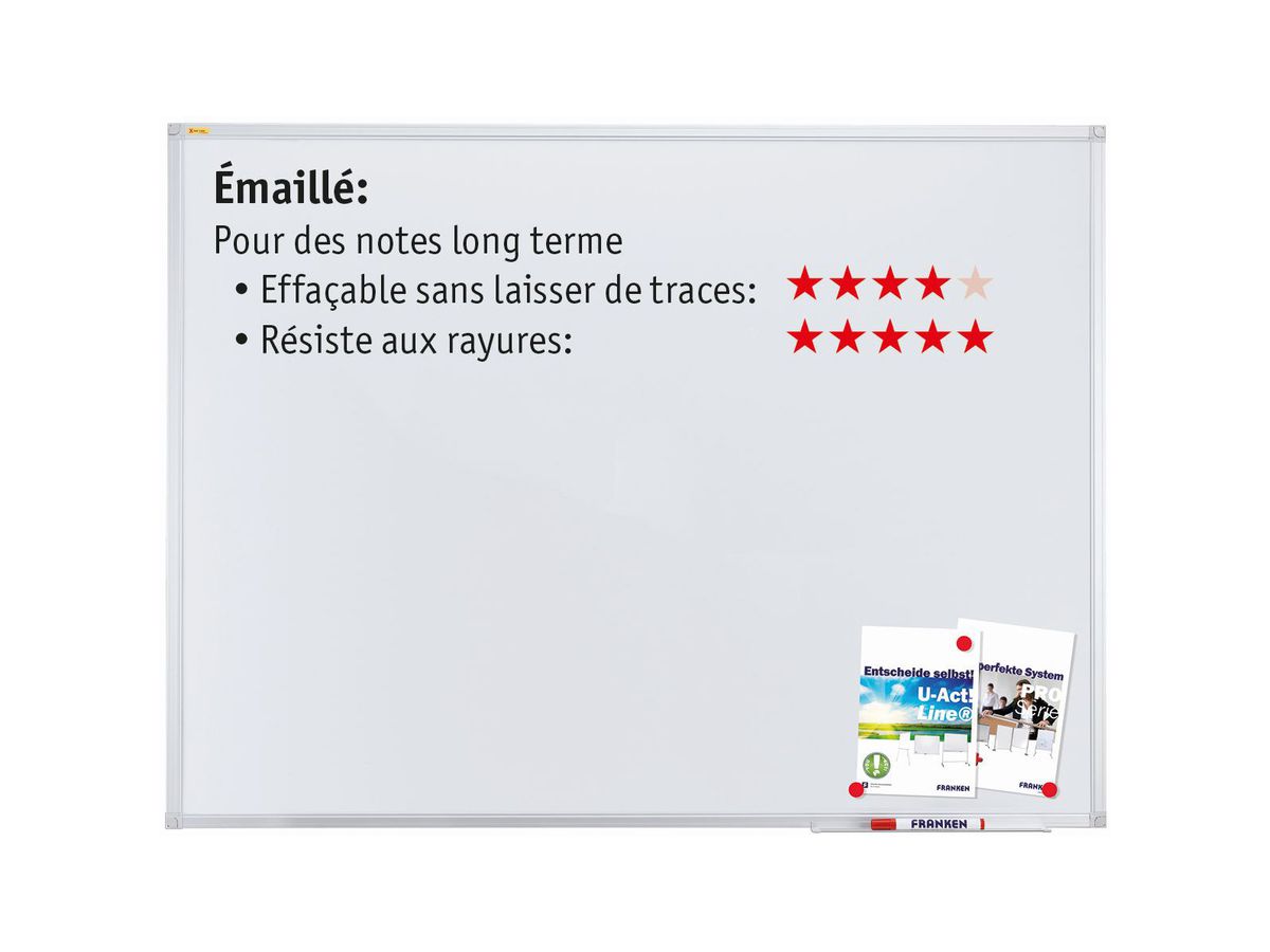 FRANKEN Whiteboard 120x180cm SC3205 X-tra!Line emailliert (4016946705783)
