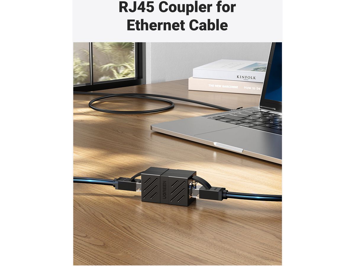 UGREEN RJ45 Network Keystonejack 20390 Inline Coupler Female,(BB) (6957303823901)