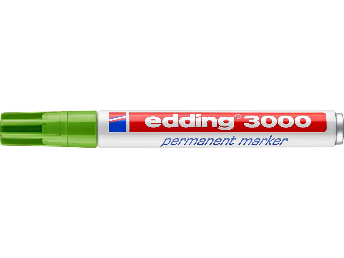 EDDING Permanent Marker 3000 1,5-3mm 3000-11 hellgrün (4004764008063)