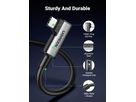 UGREEN Cable Right Angle 90629 BB 5m, USB-C to USB-C Link,Bl. BB (6957303896295)