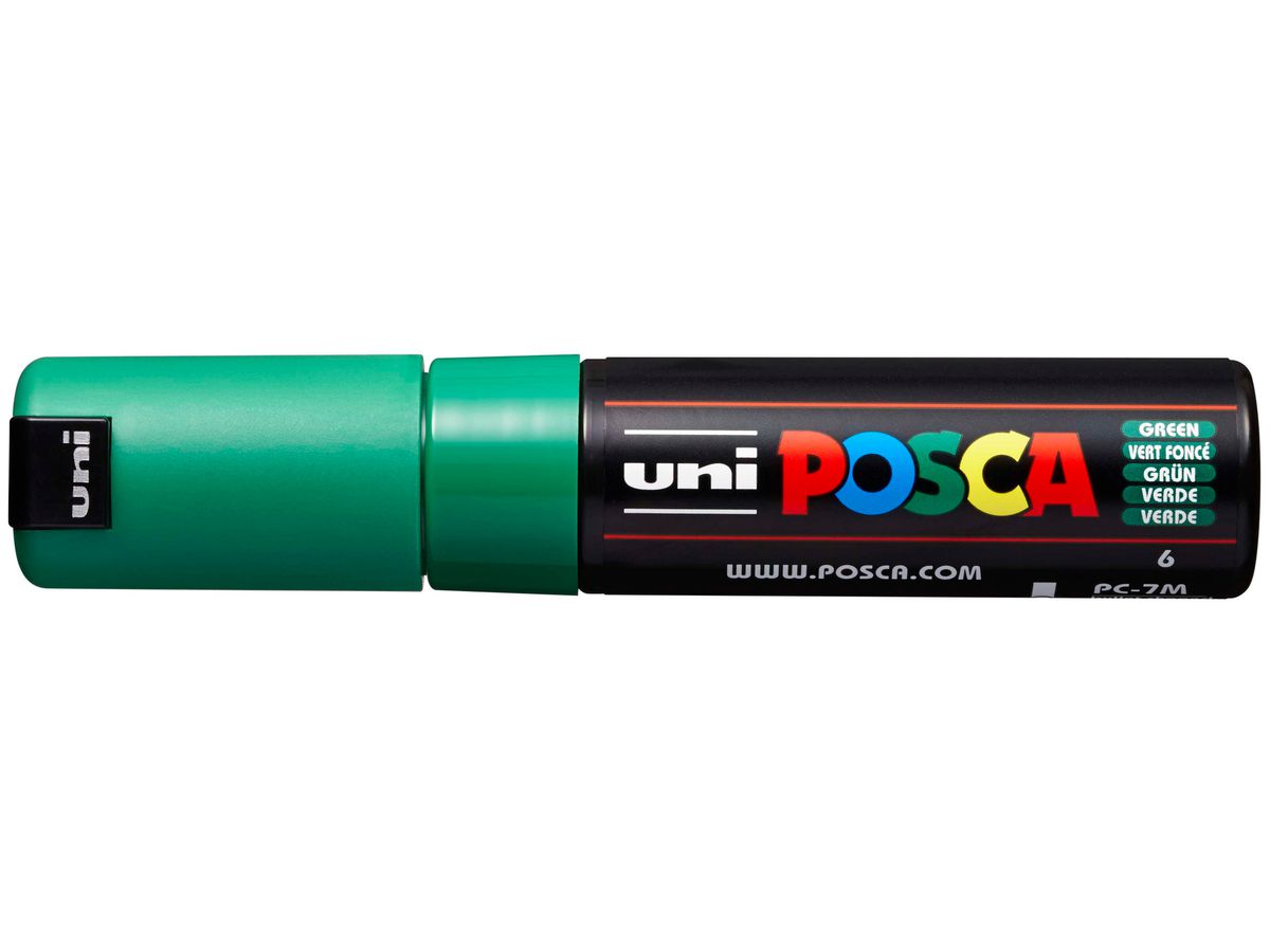 POSCA Marker 4.5-5.5mm PC-7M GREEN grün, Rundspitze (4902778228302)