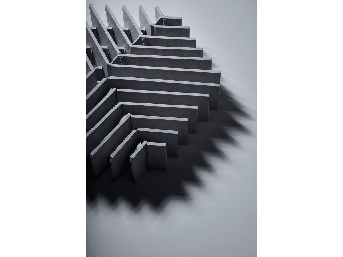 SUONO Pannelli a parete 80x91x14cm 2143.U12.0400 STAR, bianco (7640439764680)