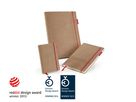 TRANSOTYPE senseBook RED RUBBER A5 75020501 ligné, M, 135 feuilles beige (8716329071363)