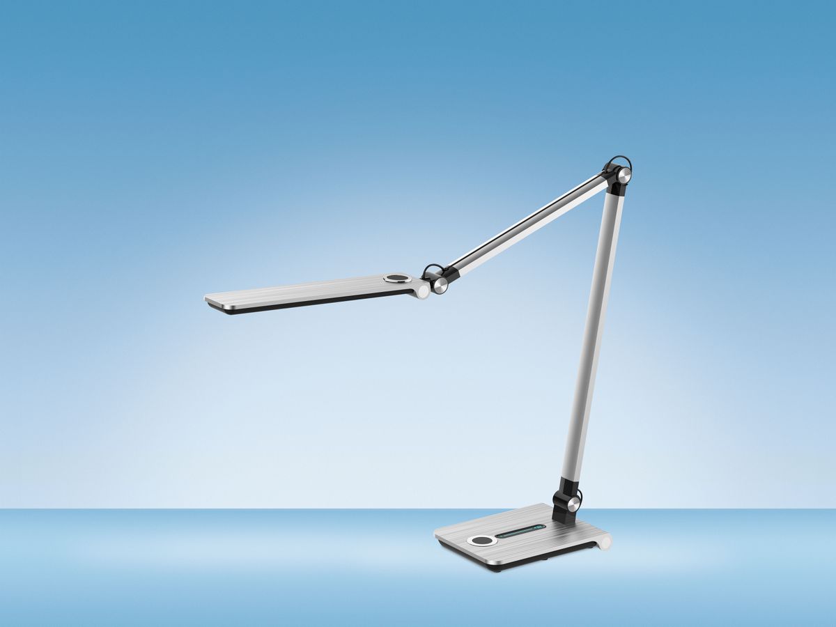 HANSA Lampada da tavolo Wave 41-5011.102 argento (7612176092401)