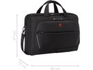WENGER Laptop Briefcase 16 - 17inch 653498 Meteor Brief Black (7611160287892)