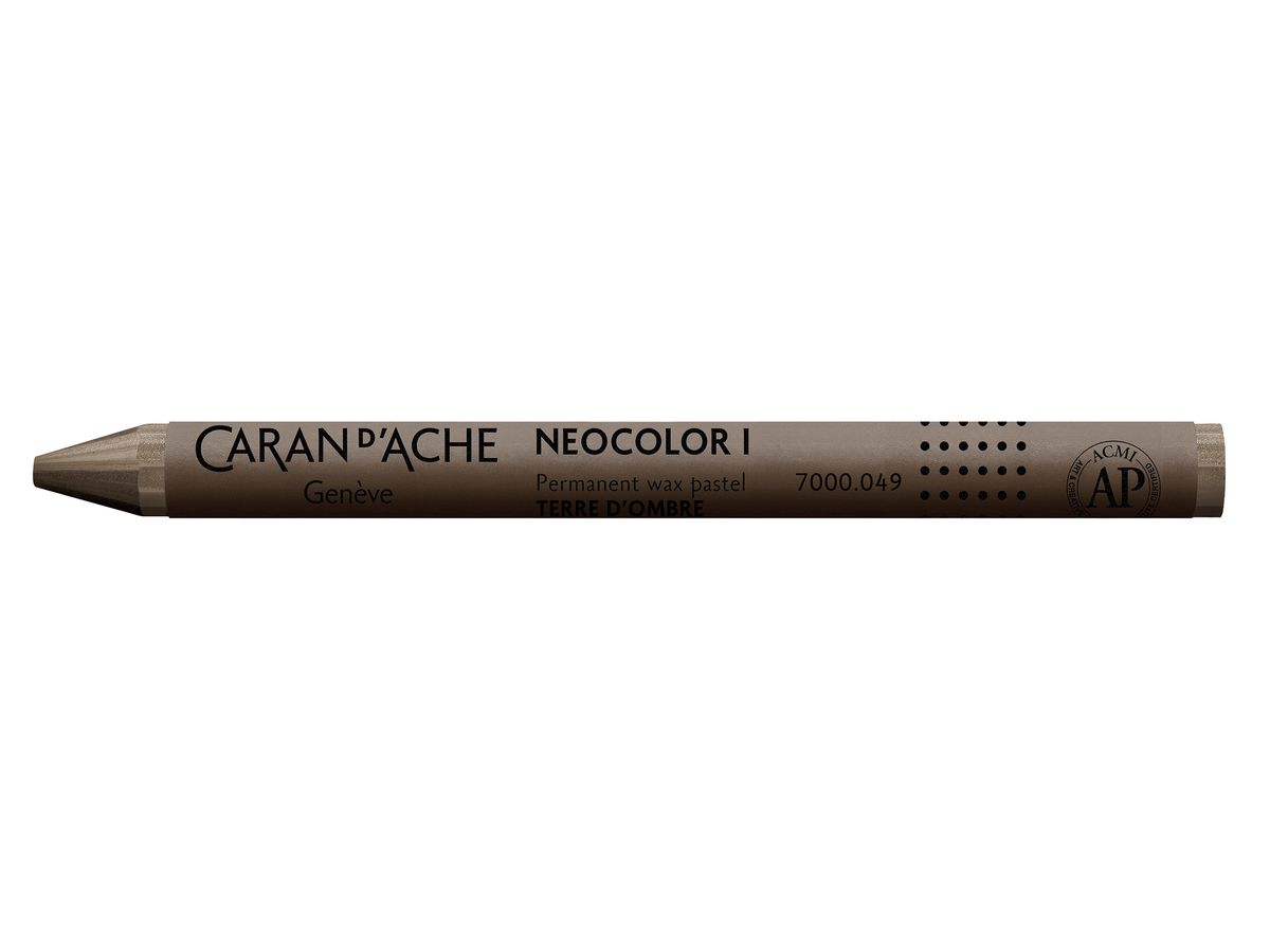 CARAN D'ACHE Wachsmalkreide Neocolor 1 7000.049 umbra natur (7610186270086)