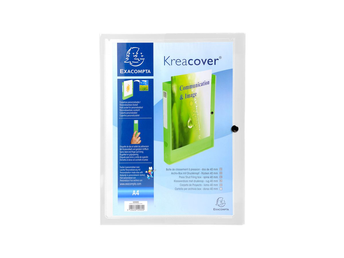 EXACOMPTA Scatola archivio 24x32cm 59988E bianco (3130630599883)