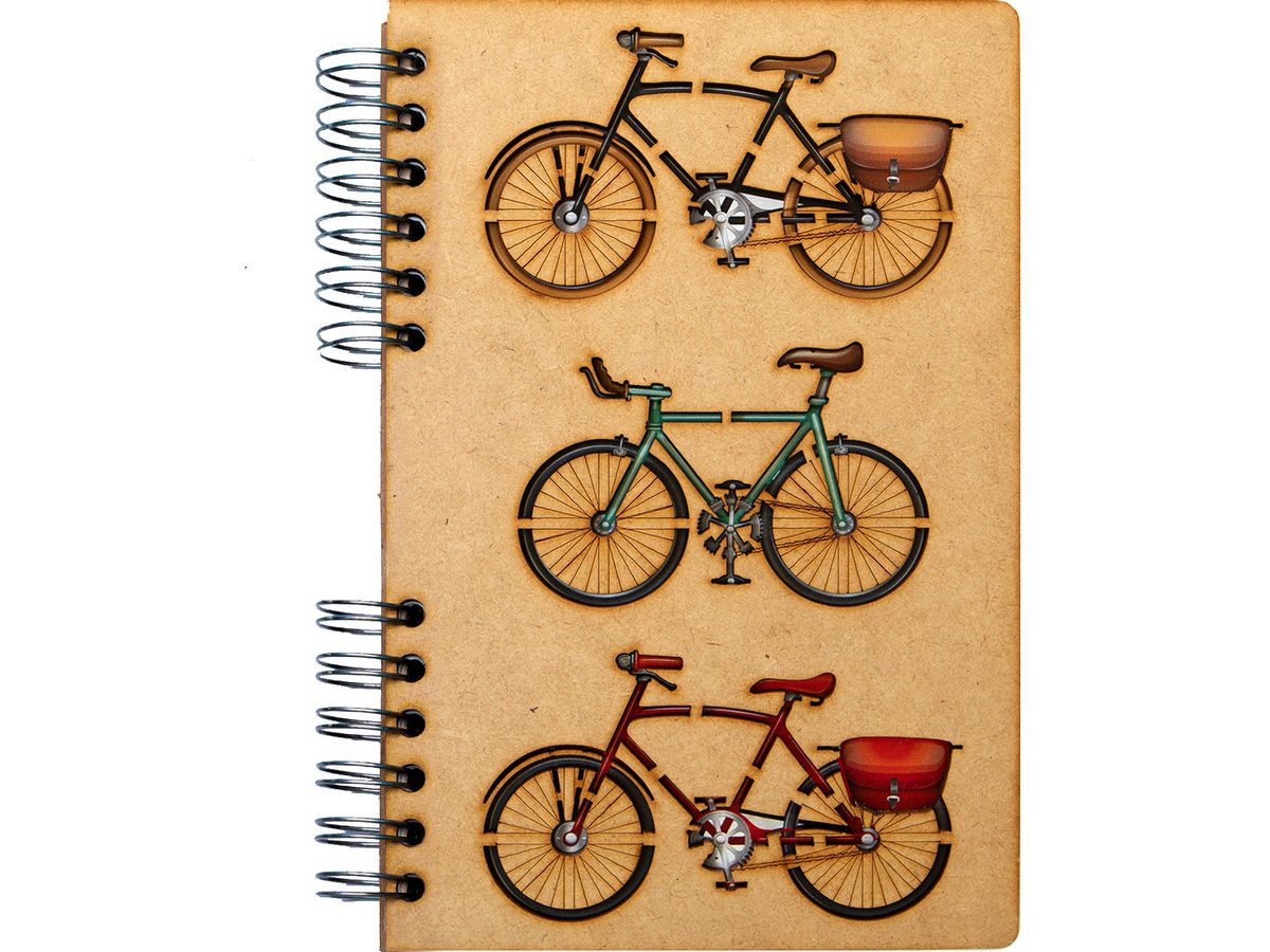 KOMONI Carnet Vintage bikes A5 VINF5G ligné 90 feuilles (8720634486880)