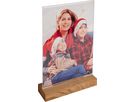 EXACOMPTA Présentoir de table A6 86258D transparent, bois haut (9002493109407)