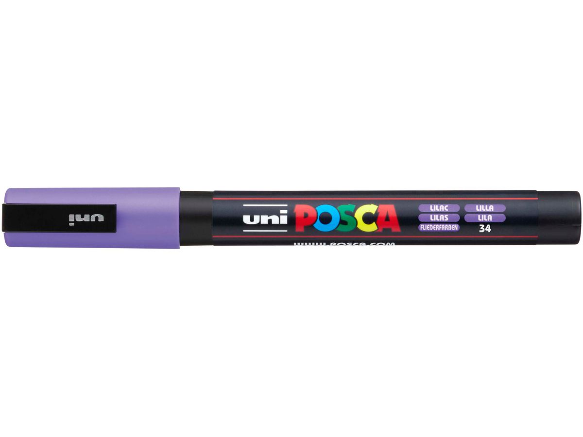POSCA Marker 0.9-1.3mm PC-3M LILAC lila, Rundspitze (4902778036839)