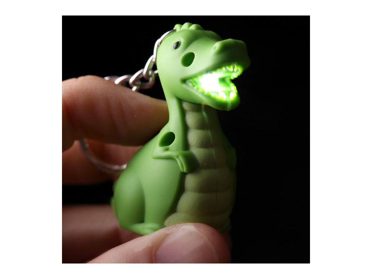 ROOST Porte-clé Dino Key59 LED 10x2.5x4cm (5055071715426)