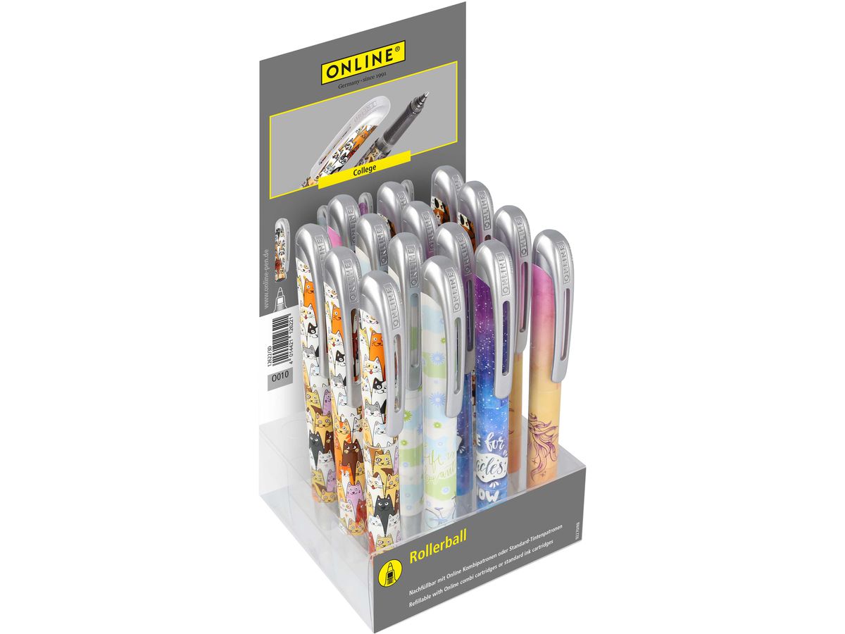 ONLINE Display Rollerball College 12637/15 Happy Life 15 Stück (4014421126375)