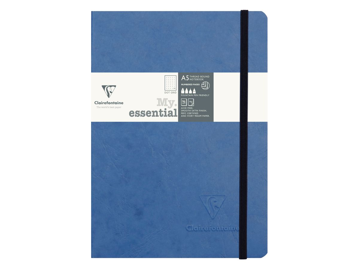 CLAIREFONTAINE AgeBag MyEss A5 793434C Notizbuch dot blau 96 Bl (3329687934345)