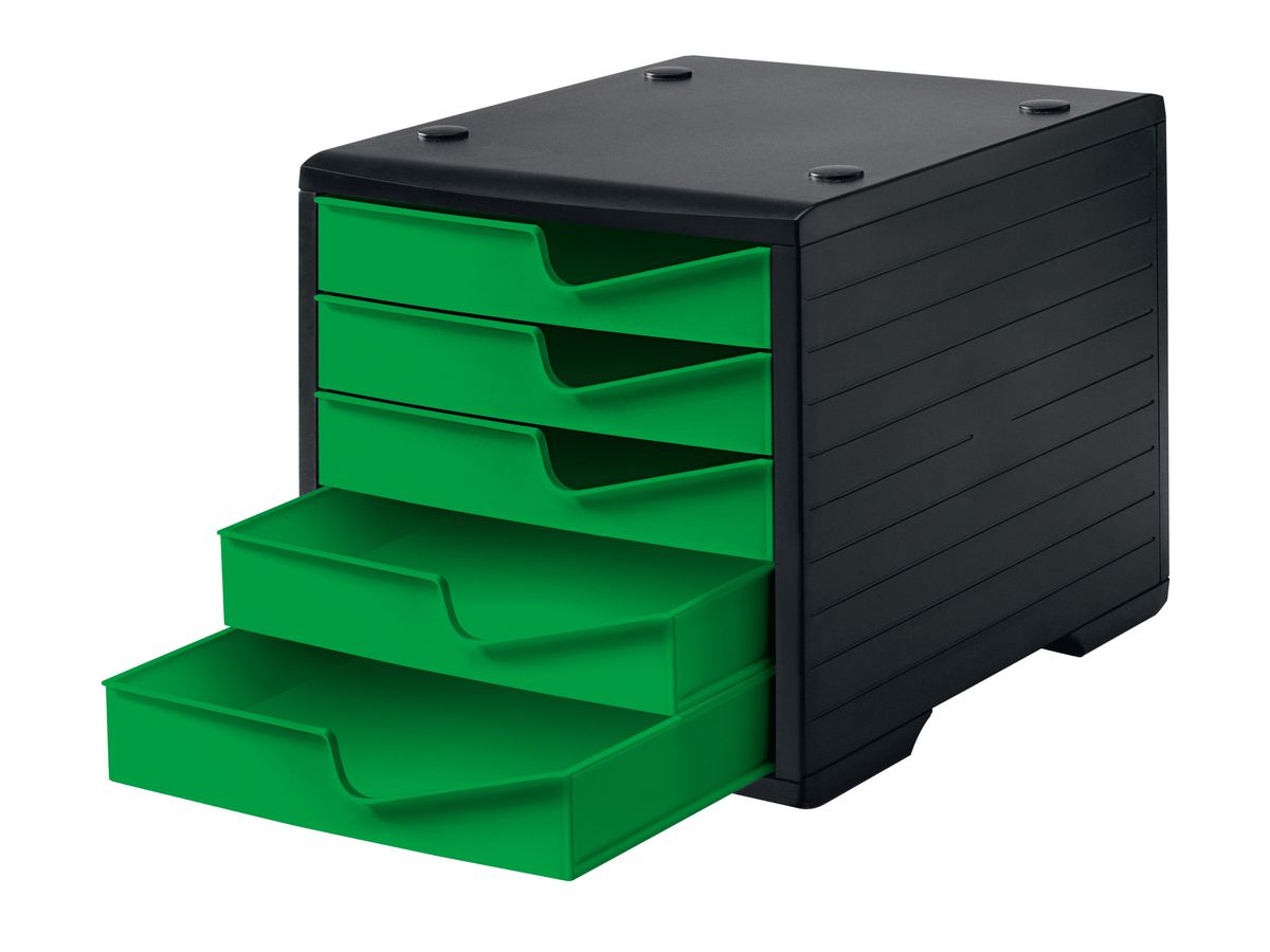 STYRO Styroswingbox 275-8430.519 noir/gecko 5 tiroirs (7612176086370)