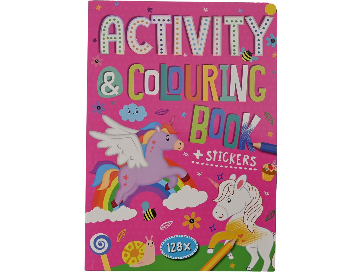 ROOST Activity- und Malbuch B1070 2 Aufkleberbögen (8711851107030)