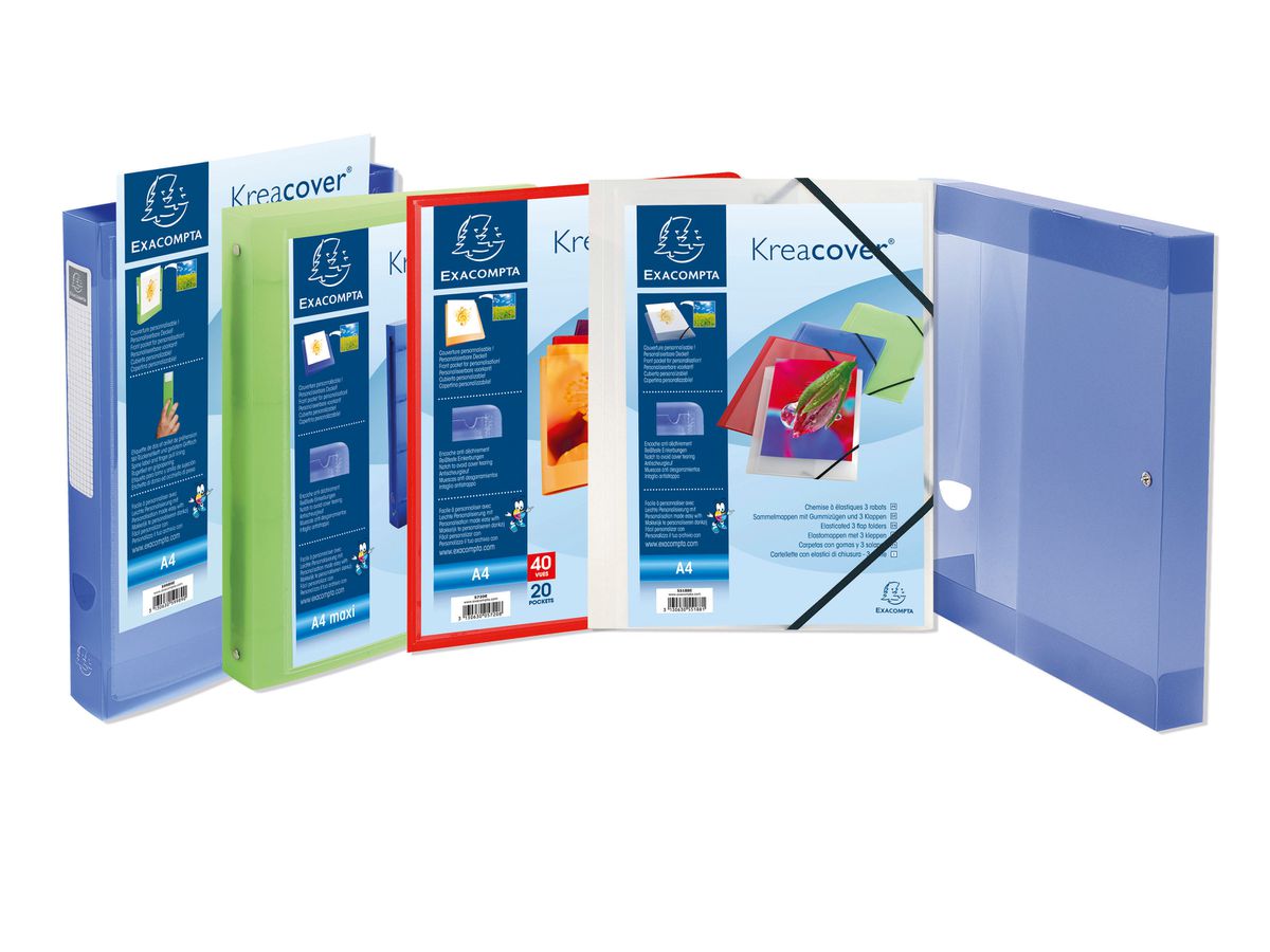 EXACOMPTA Sichtbuch KC A4 58209E weiss 20 Taschen (3130630582090)