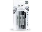 COPIC Marker Ciao 22075554 5+1 Set Cool Grey Tones (4013695261386)