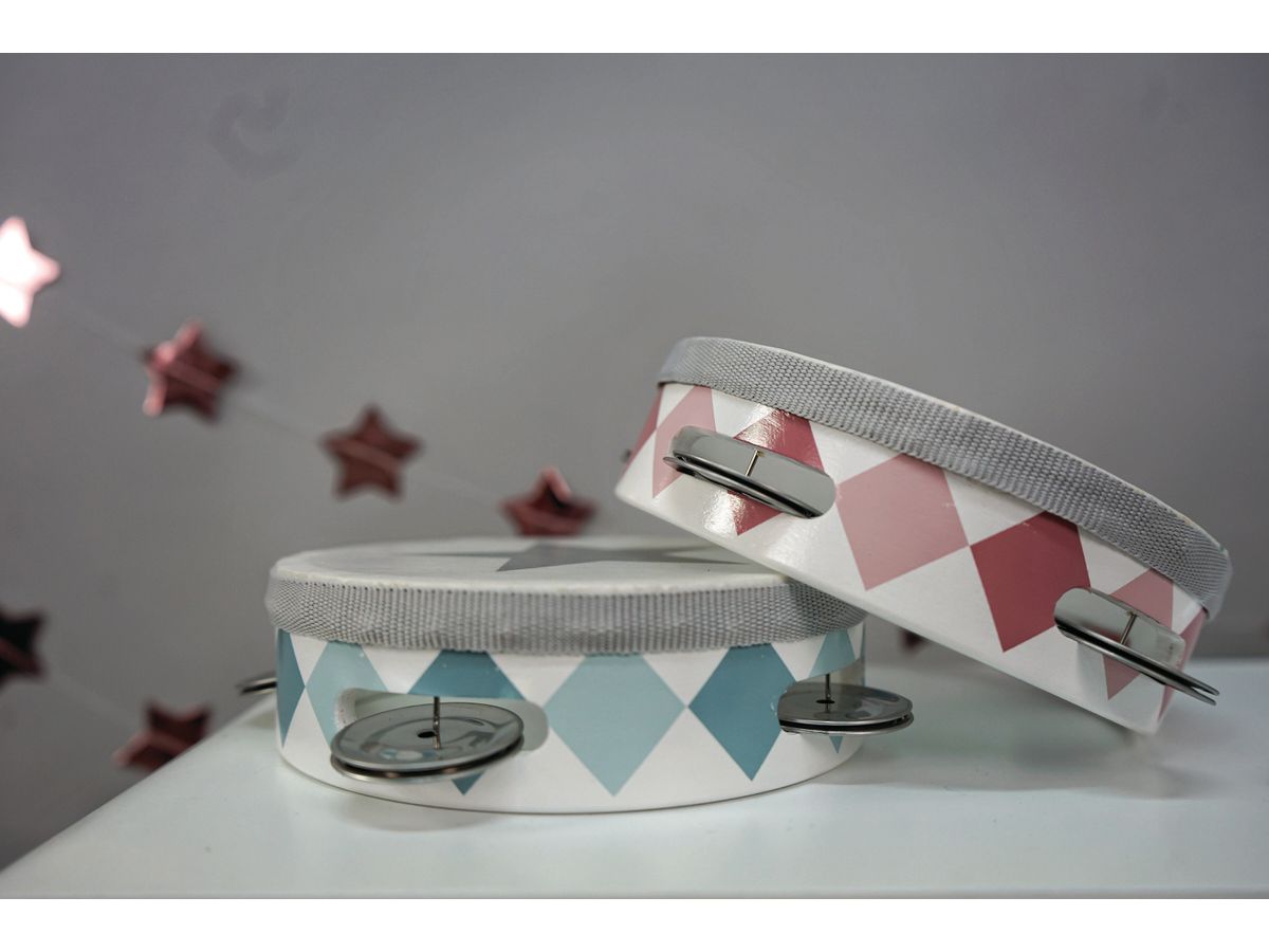 JABADABADO Tambourine drum M14096 pink (7332599140960)