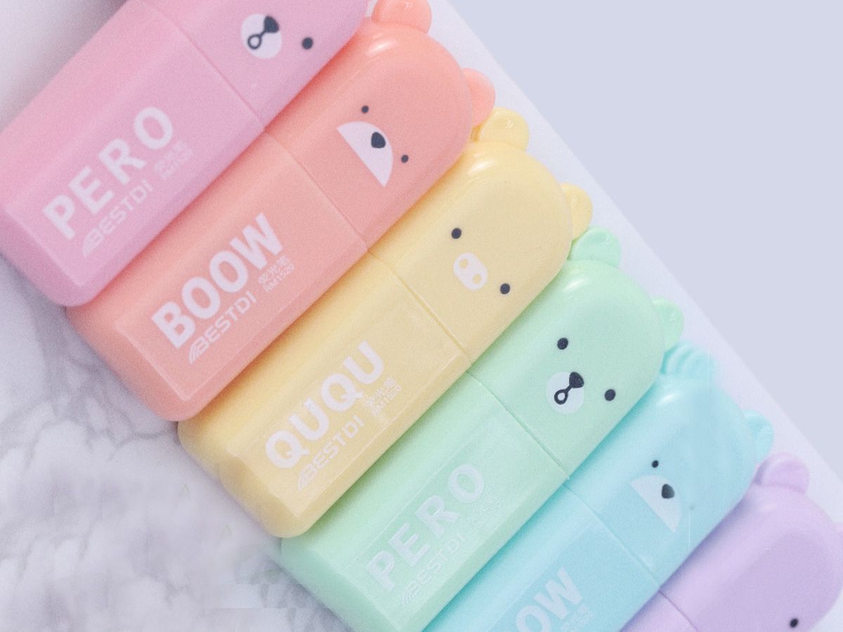 I-TOTAL Surligneur mini XL2306B Ours 6 Couleurs (8059037073084)