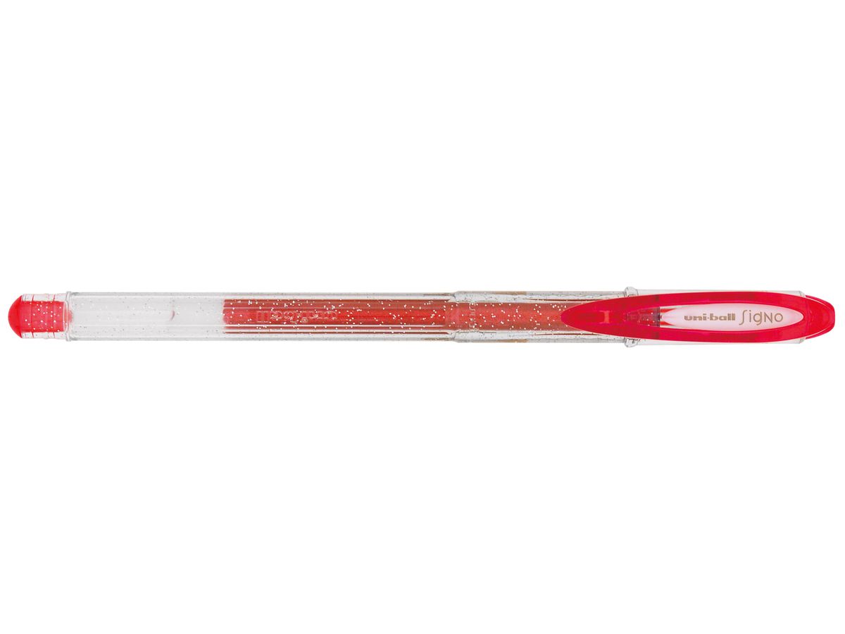 UNI-BALL Signo Sparkling 1mm UM-120SP RED rouge (4902778788882)
