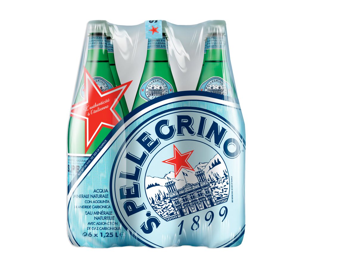 SAN PELLEGRINO gazéifié 12325519 125 cl, 6 pcs. (8002270516580)
