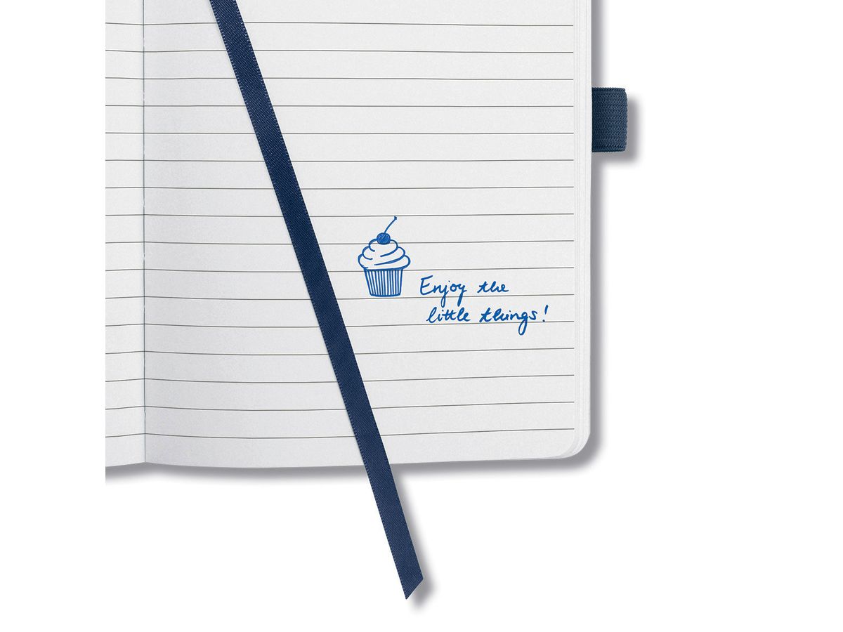 JOLIE Taccuino HC midnight blue JN204 rigato,174 p.,95x150x16mm (4004360822186)