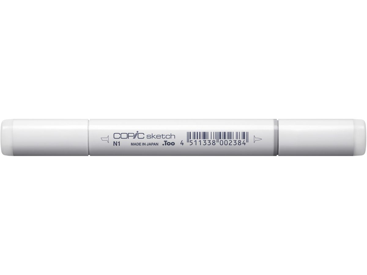 COPIC Marker Sketch 2107587 N-1 - Neutral Grey No.1 (4511338002384)