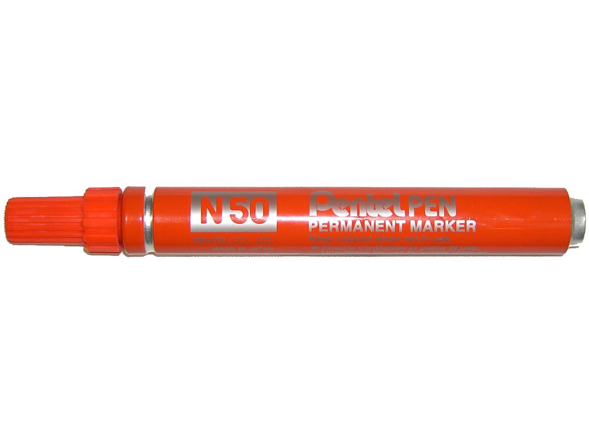 PENTEL Permanent Marker 4,3mm N50-B rouge (3474370750037)