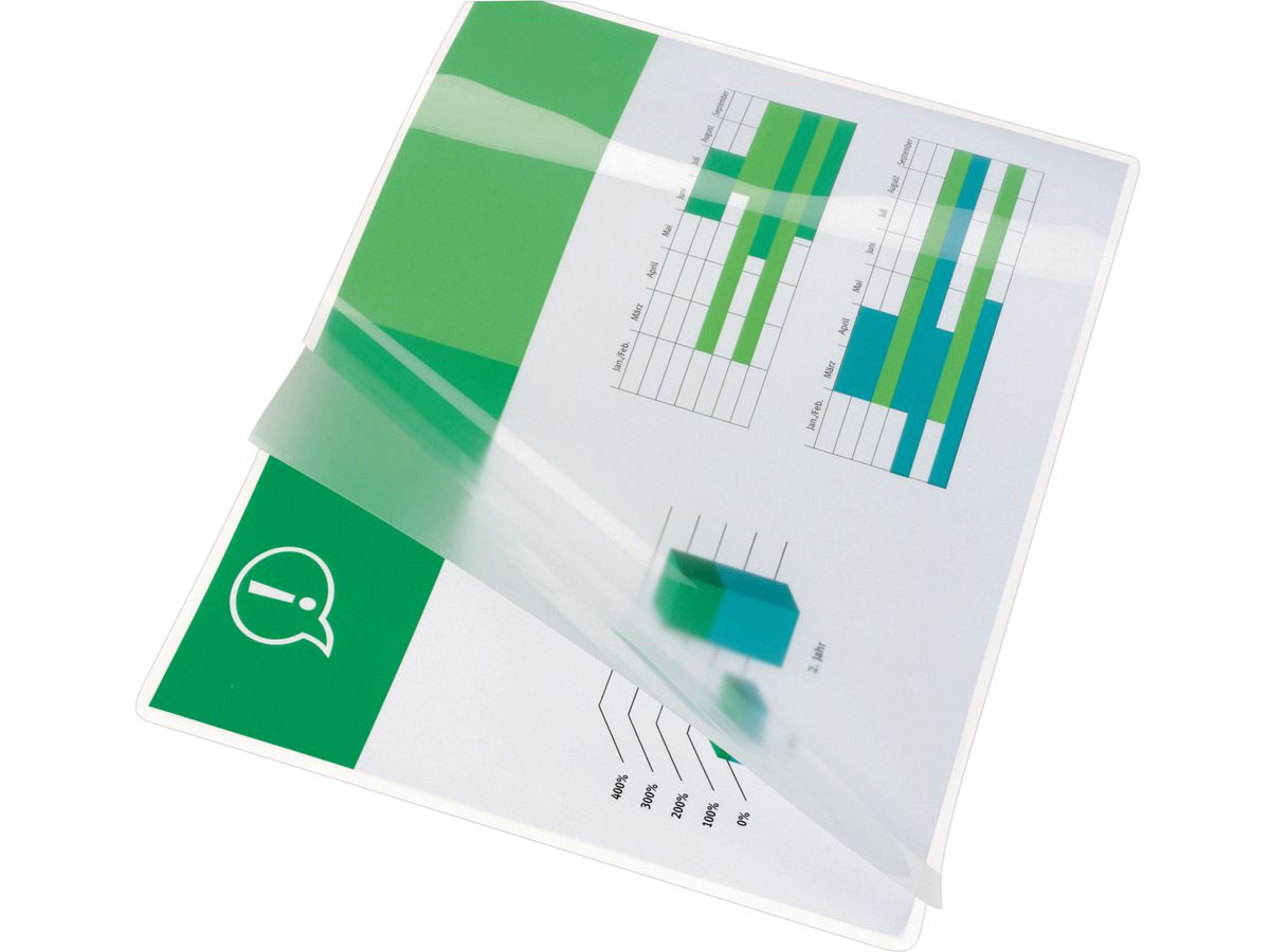 GBC Pochettes à plastifier A4 3740489 brillant, 75my 25 pcs. (0033816038097)